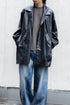 【Licht Bestreben】"FAKE-FAKE LEATHER Ⅱ BALMACAAN COAT"